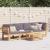 Set mobilier de grădină cu perne, 4 piese, lemn masiv de acacia GartenMobel Dekor