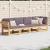 Set mobilier de grădină cu perne, 4 piese, lemn masiv de acacia GartenMobel Dekor
