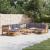 Set mobilier grădină cu perne, 11 piese, lemn masiv acacia GartenMobel Dekor