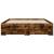 Cadru pat cu sertare stejar fumuriu 120x200 cm lemn prelucrat GartenMobel Dekor