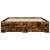 Cadru pat cu sertare stejar fumuriu 135x190 cm lemn prelucrat GartenMobel Dekor