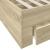 Cadru de pat cu sertare stejar sonoma 120x190 cm lemn prelucrat GartenMobel Dekor
