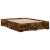 Cadru pat cu sertare stejar fumuriu 120x190 cm lemn prelucrat GartenMobel Dekor