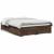 Cadru pat cu sertare stejar maro 120x190 cm lemn prelucrat GartenMobel Dekor