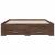 Cadru pat cu sertare stejar maro 120x190 cm lemn prelucrat GartenMobel Dekor