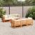 Canapea de grădină cu 7 locuri, maro ceruit, lemn masiv de pin GartenMobel Dekor