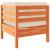 Set canapele grădină cu perne, 4 piese, maro ceruit, lemn pin GartenMobel Dekor