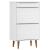 Pantofar "MOLDE", alb, 59,5x35x103 cm, lemn masiv de pin GartenMobel Dekor