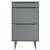 Pantofar "MOLDE", gri, 59,5x35x103 cm, lemn masiv de pin GartenMobel Dekor