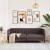 Canapea, 2 locuri, maro închis, material textil GartenMobel Dekor