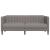 Canapea, 2 locuri, gri taupe, material textil GartenMobel Dekor