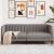 Canapea, 2 locuri, gri taupe, material textil GartenMobel Dekor