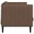 Canapea cu 2 locuri, maro, material textil GartenMobel Dekor