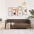 Canapea cu 2 locuri, maro, material textil GartenMobel Dekor