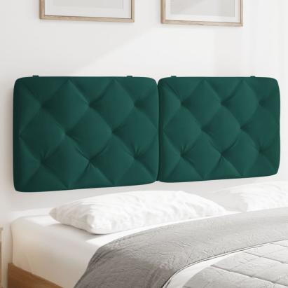 Pernă tăblie de pat, verde, 120 cm, catifea GartenMobel Dekor