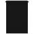 Birou, negru, 100x55x75 cm, lemn prelucrat GartenMobel Dekor