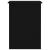 Birou, negru, 100x55x75 cm, lemn prelucrat GartenMobel Dekor