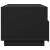 Măsuță de cafea cu lumini LED, negru, 90x49x40 cm GartenMobel Dekor
