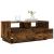 Măsuță de cafea cu lumini LED, stejar fumuriu, 90x49x40 cm GartenMobel Dekor