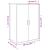 Dulap, alb, 60x31x84 cm, lemn prelucrat GartenMobel Dekor