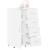 Dulap, alb, 60x31x84 cm, lemn prelucrat GartenMobel Dekor