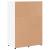 Dulap, alb, 60x31x84 cm, lemn prelucrat GartenMobel Dekor