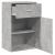 Dulap de depozitare, gri beton, 56,5x39x90 cm, lemn prelucrat GartenMobel Dekor