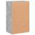 Dulap de depozitare, gri beton, 56,5x39x90 cm, lemn prelucrat GartenMobel Dekor