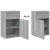 Dulap depozitare, gri sonoma, 56,5x39x90 cm, lemn prelucrat GartenMobel Dekor
