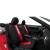 Set Huse Scaune Auto Sparco Red Spider, negru - rosu, 9 bucati Automobile ProTravel