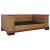 Set de canapele cu perne, 2 piese, maro, ratan natural GartenMobel Dekor