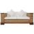 Set de canapele cu perne, 2 piese, maro, ratan natural GartenMobel Dekor