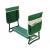 Suport genunchi pentru gradinarit, Jumi, 3 in 1, cu buzunare laterale, spuma si metal, verde, 59x28x49 cm GartenVIP DiyLine