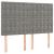 Pat box spring cu saltea, gri deschis, 140x200 cm, catifea GartenMobel Dekor
