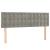 Pat box spring cu saltea, gri deschis, 140x200 cm, catifea GartenMobel Dekor
