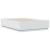 Cadru de pat cu lumini LED, alb, 135x190 cm, lemn prelucrat GartenMobel Dekor