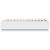 Cadru de pat cu lumini LED, alb, 135x190 cm, lemn prelucrat GartenMobel Dekor