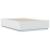 Cadru de pat cu lumini LED, alb, 135x190 cm, lemn prelucrat GartenMobel Dekor