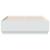 Cadru de pat cu lumini LED, alb, 135x190 cm, lemn prelucrat GartenMobel Dekor