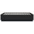 Cadru de pat cu lumini LED, negru, 135x190 cm, lemn prelucrat GartenMobel Dekor