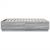 Cadru de pat cu LED, gri sonoma, 135x190 cm, lemn prelucrat GartenMobel Dekor