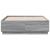 Cadru de pat cu LED, gri sonoma, 135x190 cm, lemn prelucrat GartenMobel Dekor