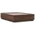 Cadru de pat cu LED, stejar maro, 135x190 cm, lemn prelucrat GartenMobel Dekor