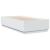 Cadru de pat cu LED, alb, 75x190 cm, lemn prelucrat GartenMobel Dekor