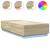 Cadru de pat cu LED stejar sonoma 75x190 cm lemn prelucrat GartenMobel Dekor