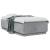 Cadru de pat cu LED, gri beton, 75x190 cm, lemn prelucrat GartenMobel Dekor
