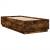 Cadru de pat cu LED stejar fumuriu 75x190 cm lemn prelucrat GartenMobel Dekor