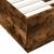 Cadru de pat cu LED stejar fumuriu 75x190 cm lemn prelucrat GartenMobel Dekor