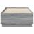 Cadru de pat cu LED gri sonoma 75x190 cm lemn prelucrat GartenMobel Dekor