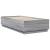 Cadru de pat cu LED gri sonoma 75x190 cm lemn prelucrat GartenMobel Dekor